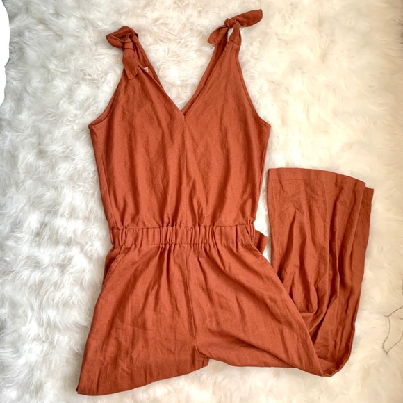Just Living Pants - Orange romper